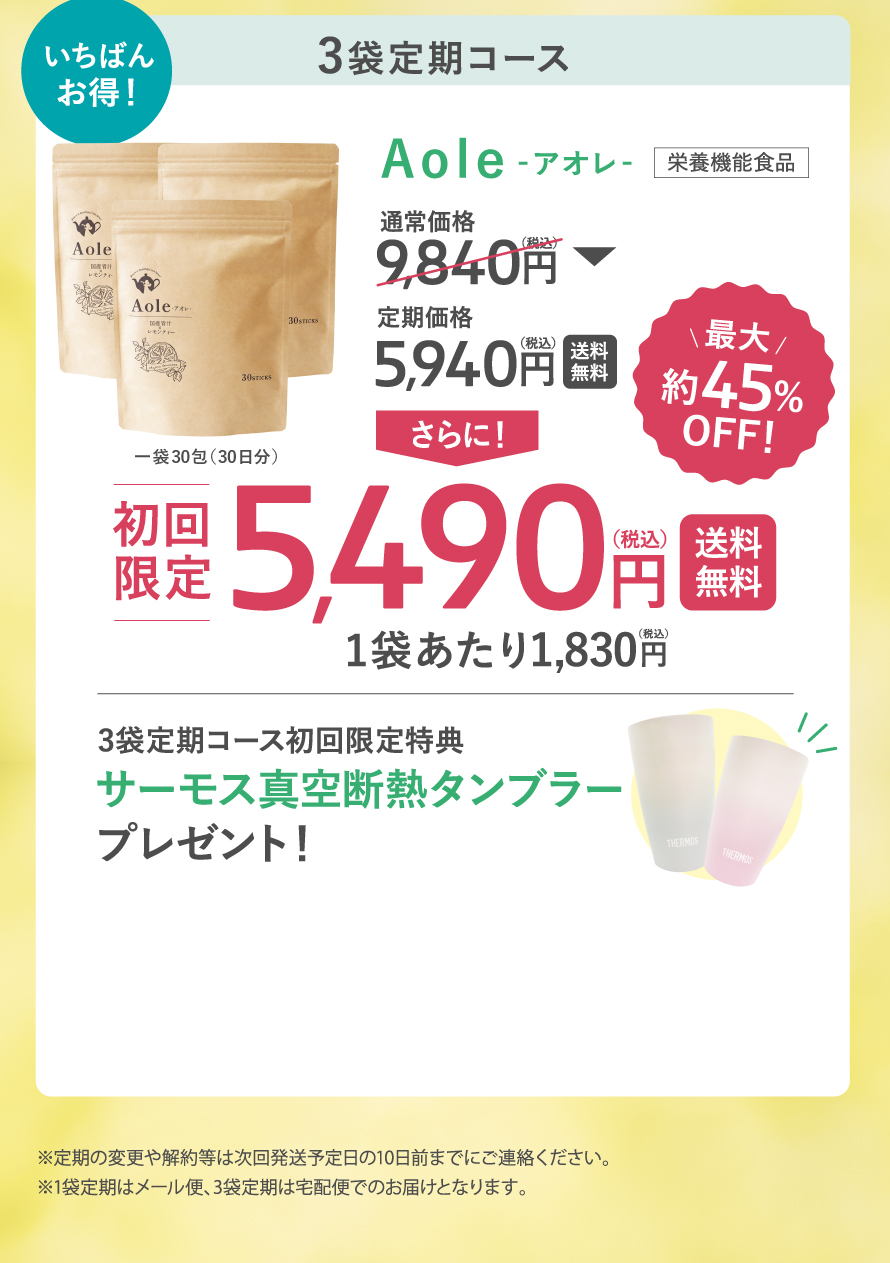 3袋定期コース